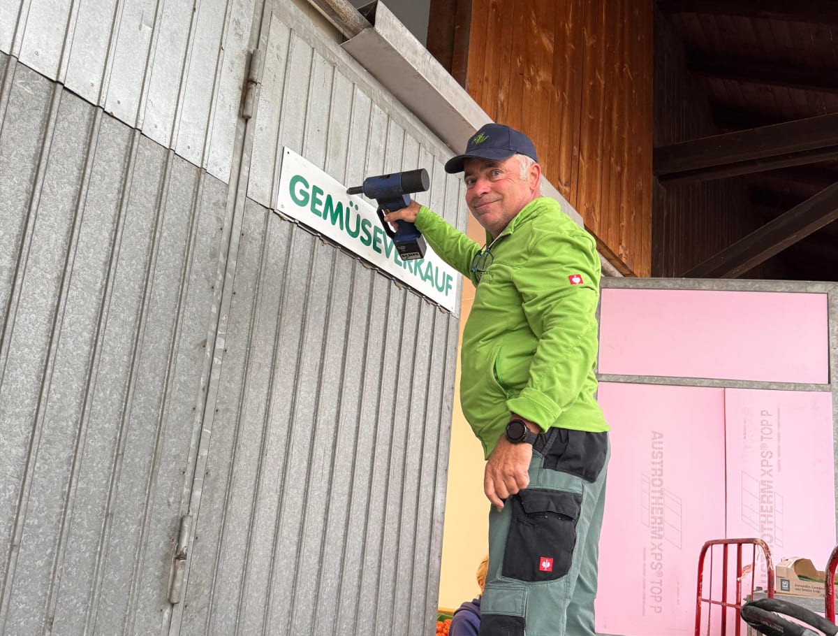 Chef Hans natürlich dabei