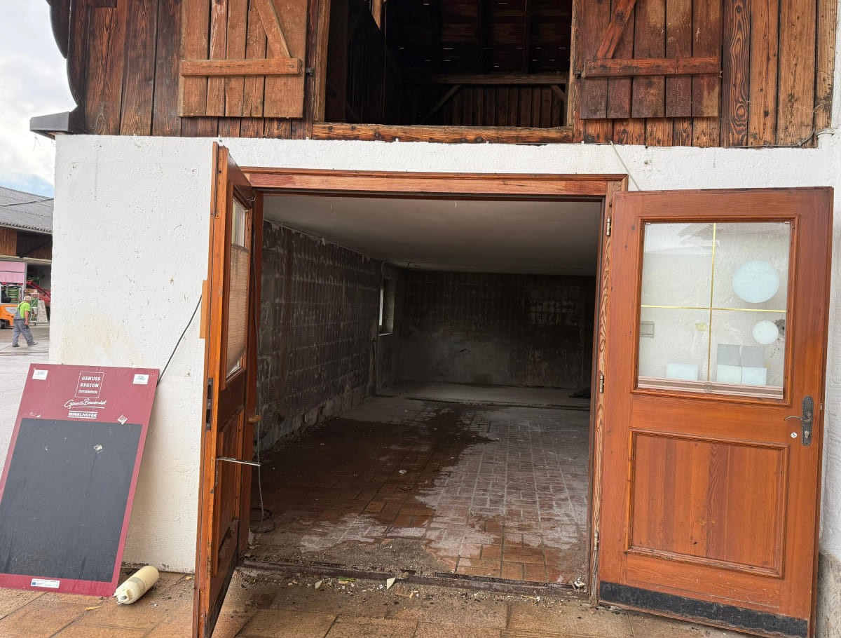 Umbau / Abriss der alten Halle