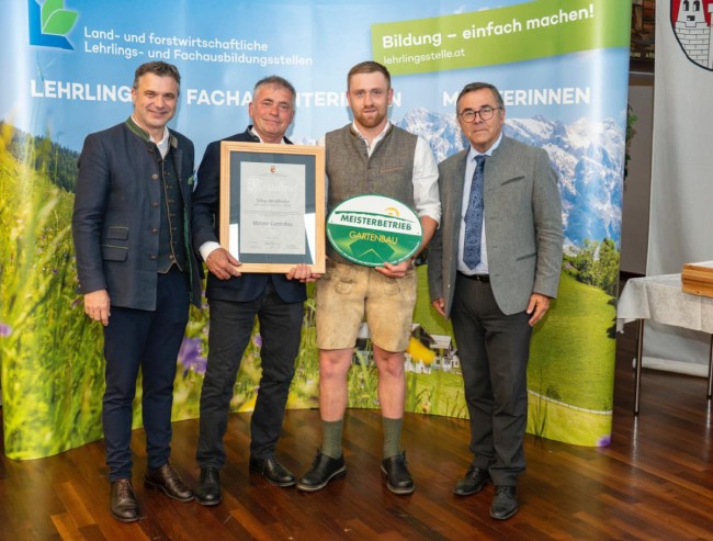 Meisterbriefverleihung in Radstadt